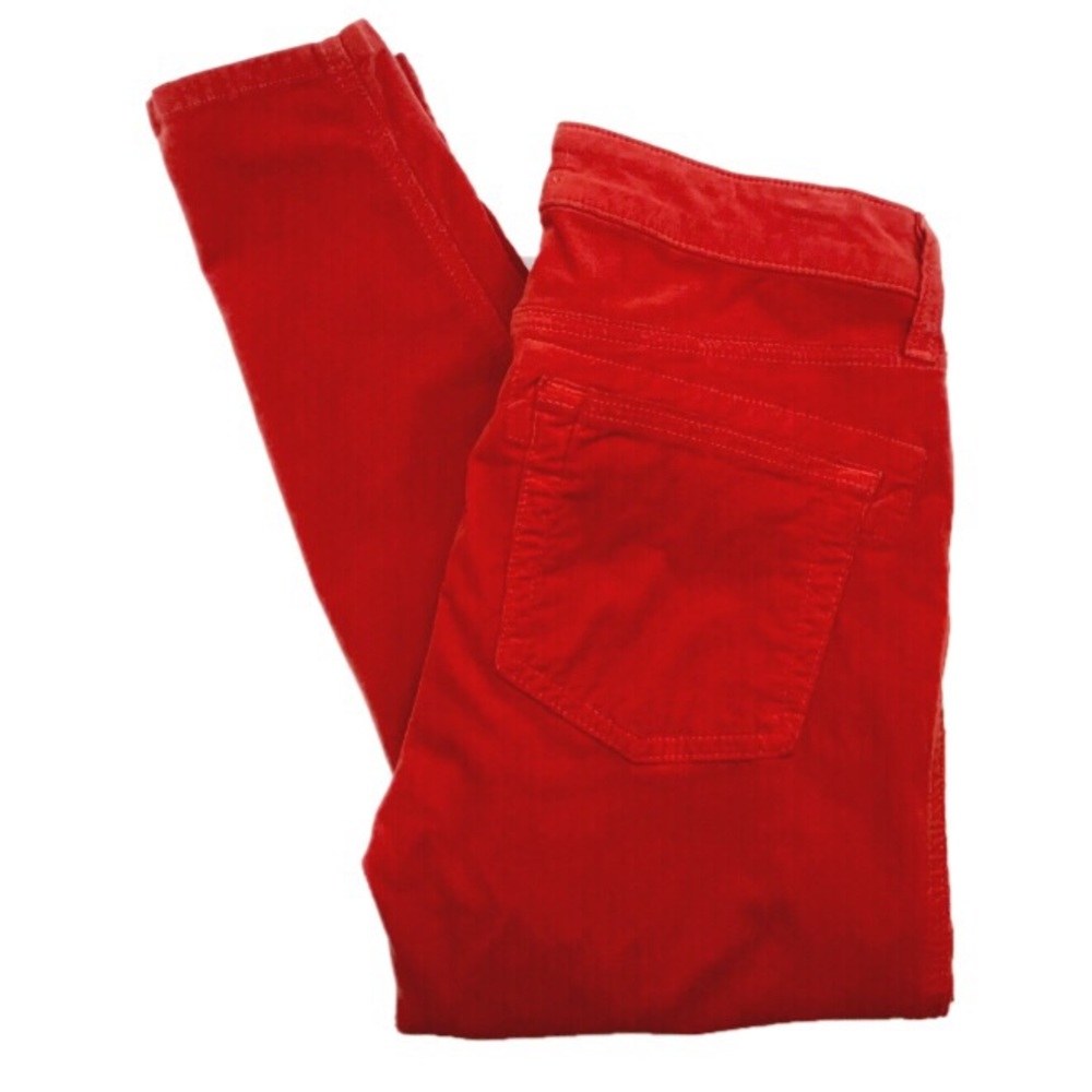 🌸BELLA DAHL red corduroy stretch jeans